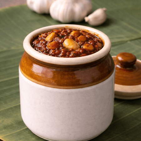 Vellai Poondu (Garlic) pickle