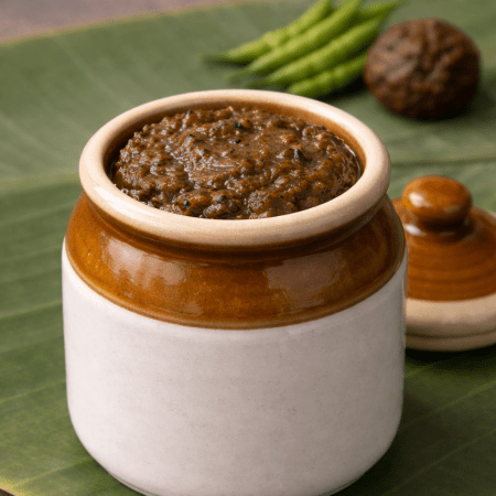 Green Chilli Thokku (Puli Molagai)